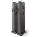 KEF LS60 Wireless Titanium Grey Front